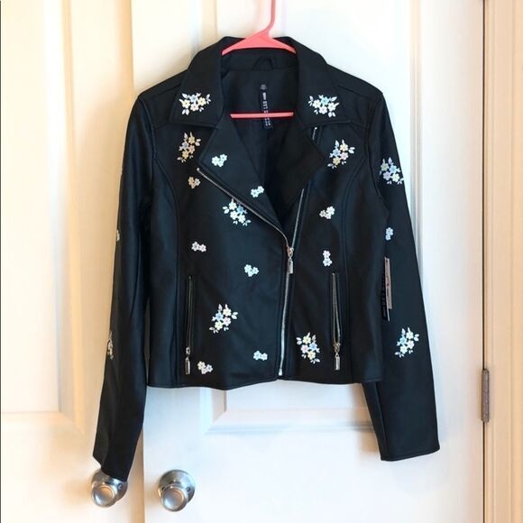 Floral Moto Jacket - Picture 3 of 6